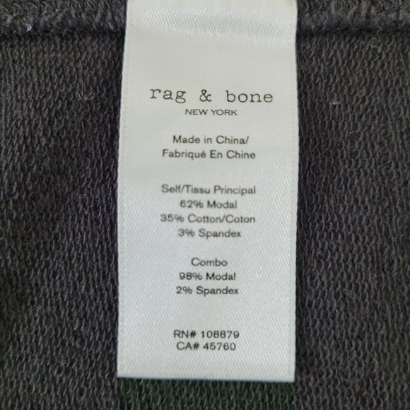 Rag & Bone Long Sleeve Split-Back Top - Picture 3 of 5